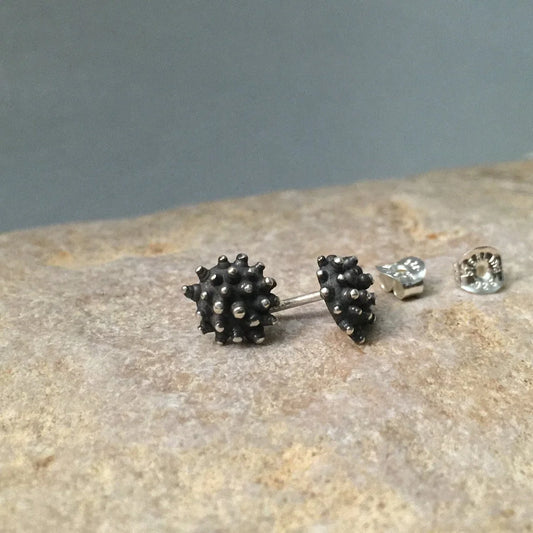 Sterling Silver Paddle Cactus Bloom Inspired Ear Studs