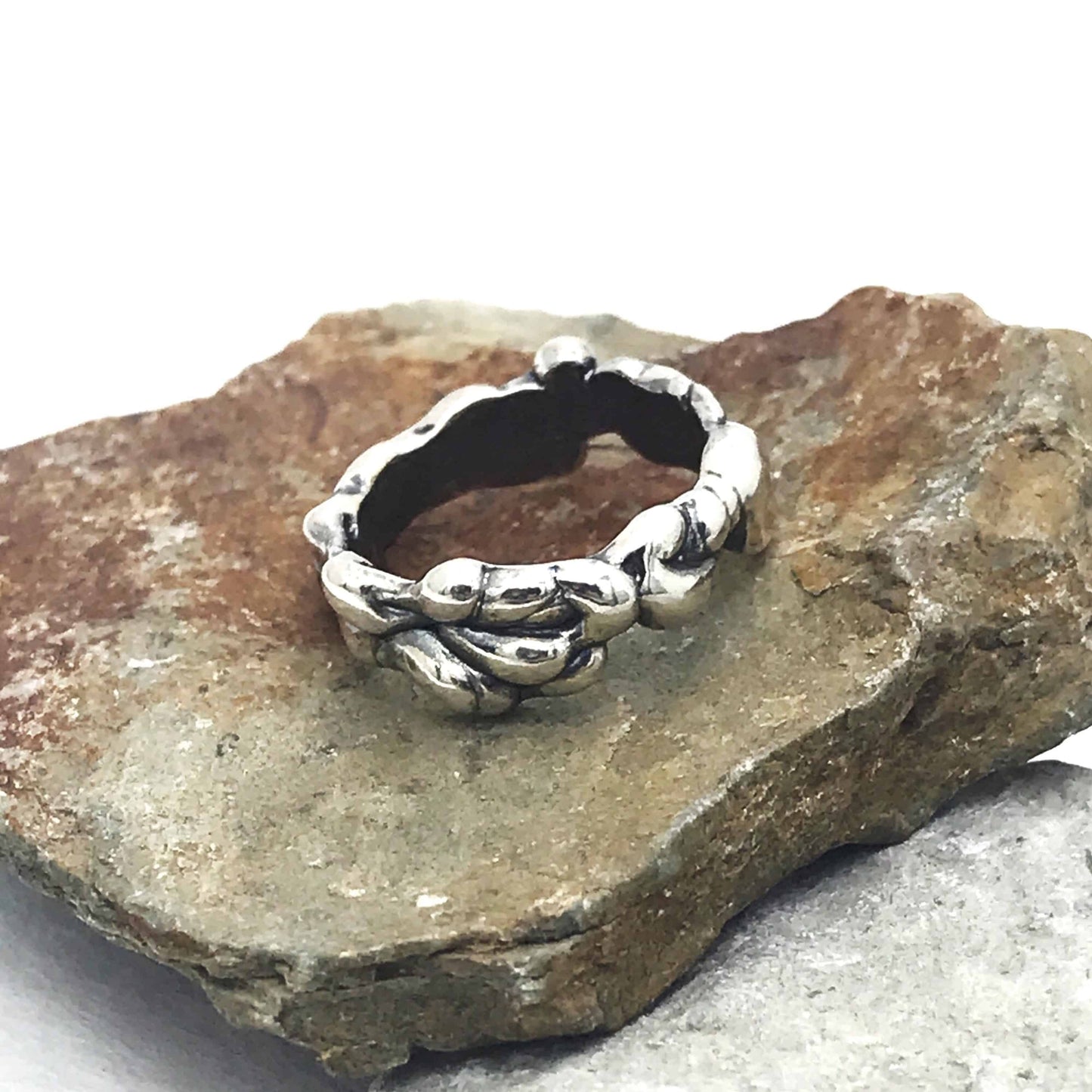 Freeform Sterling Silver Ring Cloud Ring 1