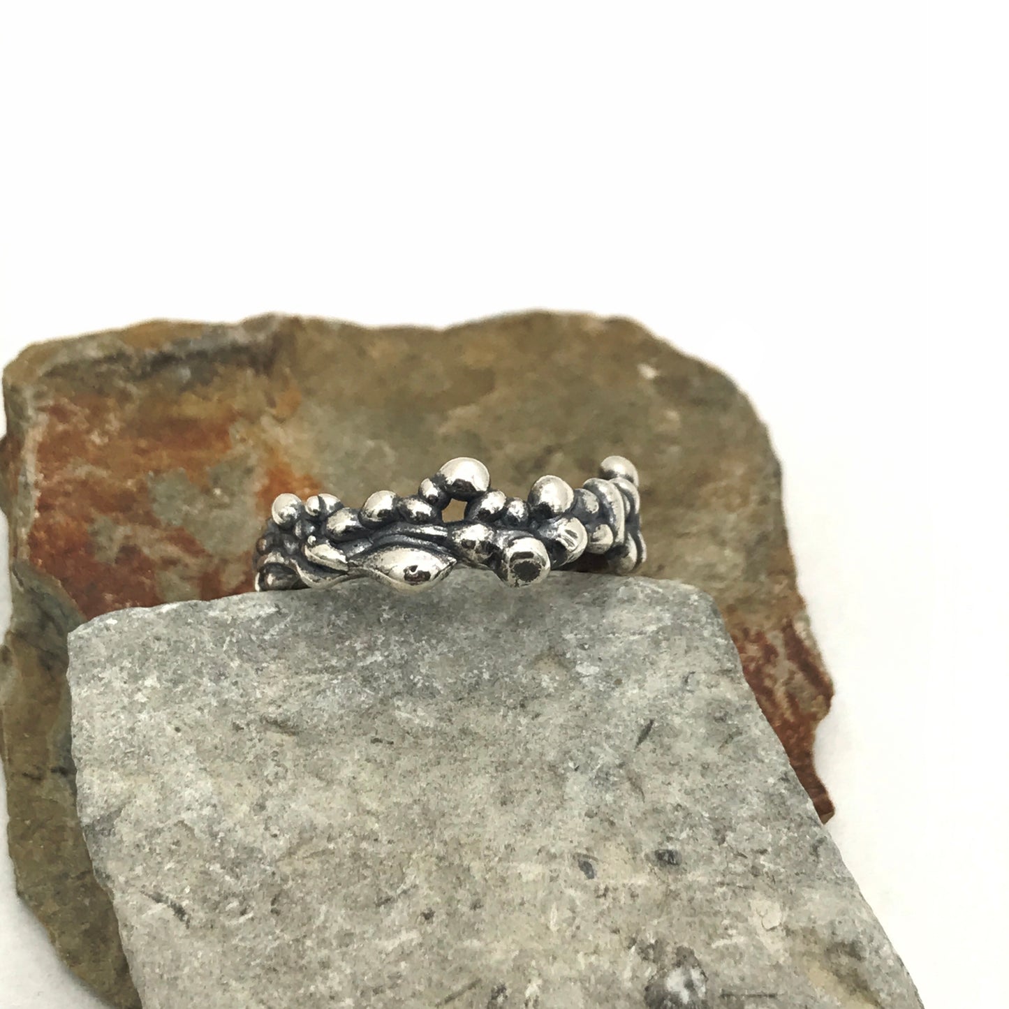 Freeform Sterling Silver Ring Cloud Ring 2